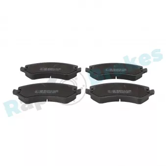 Jeu de 4 plaquettes de frein avant RAP BRAKES R-P1399