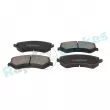 Jeu de 4 plaquettes de frein avant RAP BRAKES R-P1399 - Visuel 2