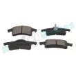 Jeu de 4 plaquettes de frein arrière RAP BRAKES R-P1400 - Visuel 2