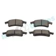 Jeu de 4 plaquettes de frein arrière RAP BRAKES R-P1400 - Visuel 3