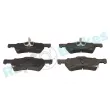 Jeu de 4 plaquettes de frein avant RAP BRAKES R-P1402 - Visuel 1