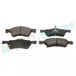 Jeu de 4 plaquettes de frein avant RAP BRAKES R-P1402 - Visuel 2