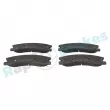 Jeu de 4 plaquettes de frein avant RAP BRAKES R-P1406 - Visuel 1