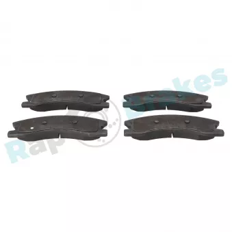 Jeu de 4 plaquettes de frein avant RAP BRAKES R-P1406