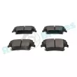 Jeu de 4 plaquettes de frein arrière RAP BRAKES R-P1408 - Visuel 3