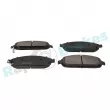 Jeu de 4 plaquettes de frein avant RAP BRAKES R-P1409 - Visuel 2