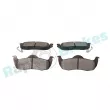 Jeu de 4 plaquettes de frein arrière RAP BRAKES R-P1410 - Visuel 3