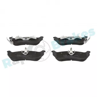 Jeu de 4 plaquettes de frein arrière RAP BRAKES R-P1412