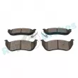 Jeu de 4 plaquettes de frein arrière RAP BRAKES R-P1412 - Visuel 3