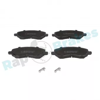 Jeu de 4 plaquettes de frein avant RAP BRAKES R-P1415