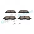 Jeu de 4 plaquettes de frein avant RAP BRAKES R-P1415 - Visuel 3