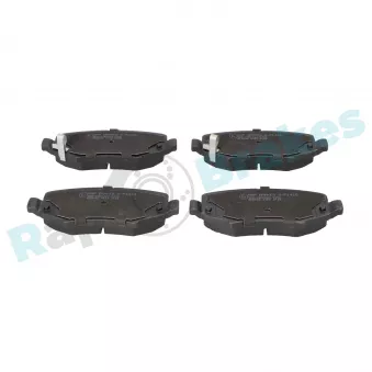 Jeu de 4 plaquettes de frein arrière RAP BRAKES R-P1418