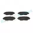 Jeu de 4 plaquettes de frein avant RAP BRAKES R-P1421 - Visuel 1