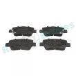 Jeu de 4 plaquettes de frein arrière RAP BRAKES R-P1423 - Visuel 1