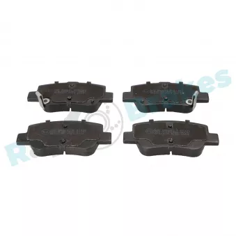 Jeu de 4 plaquettes de frein arrière RAP BRAKES R-P1423