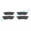 Jeu de 4 plaquettes de frein avant RAP BRAKES R-P1425 - Visuel 1
