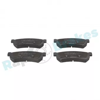Jeu de 4 plaquettes de frein avant RAP BRAKES R-P1425