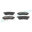 Jeu de 4 plaquettes de frein avant RAP BRAKES R-P1425 - Visuel 2