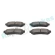Jeu de 4 plaquettes de frein avant RAP BRAKES R-P1425 - Visuel 3