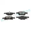 Jeu de 4 plaquettes de frein arrière RAP BRAKES R-P1427 - Visuel 2