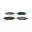 Jeu de 4 plaquettes de frein avant RAP BRAKES R-P1436 - Visuel 2