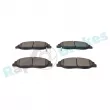 Jeu de 4 plaquettes de frein avant RAP BRAKES R-P1436 - Visuel 3
