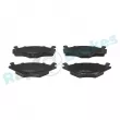 Jeu de 4 plaquettes de frein avant RAP BRAKES R-P1440 - Visuel 1