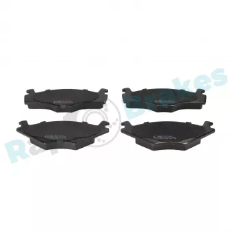 Jeu de 4 plaquettes de frein avant RAP BRAKES R-P1440