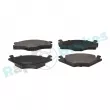 Jeu de 4 plaquettes de frein avant RAP BRAKES R-P1440 - Visuel 2