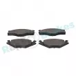 Jeu de 4 plaquettes de frein avant RAP BRAKES R-P1440 - Visuel 3