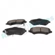 Jeu de 4 plaquettes de frein avant RAP BRAKES R-P1446 - Visuel 2