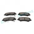 Jeu de 4 plaquettes de frein avant RAP BRAKES R-P1446 - Visuel 3