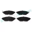 Jeu de 4 plaquettes de frein avant RAP BRAKES R-P1447 - Visuel 1