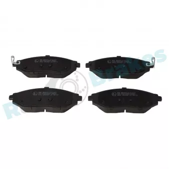Jeu de 4 plaquettes de frein avant RAP BRAKES R-P1447