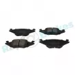 Jeu de 4 plaquettes de frein avant RAP BRAKES R-P1448 - Visuel 1