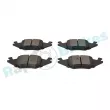 Jeu de 4 plaquettes de frein avant RAP BRAKES R-P1448 - Visuel 2