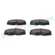 Jeu de 4 plaquettes de frein avant RAP BRAKES R-P1450 - Visuel 3