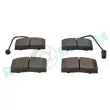 Jeu de 4 plaquettes de frein avant RAP BRAKES R-P1451 - Visuel 3