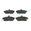 Jeu de 4 plaquettes de frein avant RAP BRAKES R-P1452 - Visuel 1