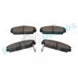 Jeu de 4 plaquettes de frein avant RAP BRAKES R-P1452 - Visuel 3