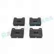 Jeu de 4 plaquettes de frein avant RAP BRAKES R-P1457 - Visuel 1