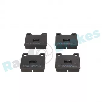 Jeu de 4 plaquettes de frein avant RAP BRAKES R-P1457