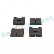 Jeu de 4 plaquettes de frein avant RAP BRAKES R-P1457 - Visuel 2