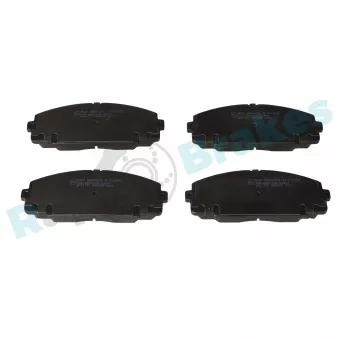Jeu de 4 plaquettes de frein avant RAP BRAKES R-P1466