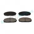 Jeu de 4 plaquettes de frein avant RAP BRAKES R-P1466 - Visuel 2