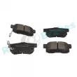 Jeu de 4 plaquettes de frein arrière RAP BRAKES R-P1467 - Visuel 2