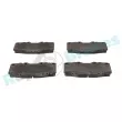 Jeu de 4 plaquettes de frein avant RAP BRAKES R-P1470 - Visuel 1