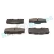 Jeu de 4 plaquettes de frein avant RAP BRAKES R-P1470 - Visuel 2