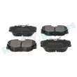 Jeu de 4 plaquettes de frein avant RAP BRAKES R-P1473 - Visuel 2