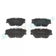 Jeu de 4 plaquettes de frein avant RAP BRAKES R-P1474 - Visuel 1